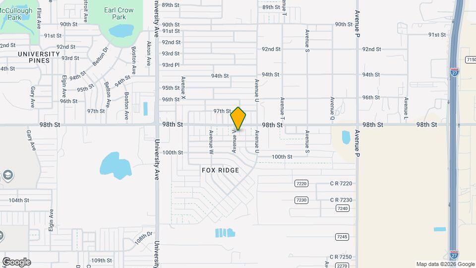 9805 Ave V - B Ave Mapa y Detalles de la Ubicación