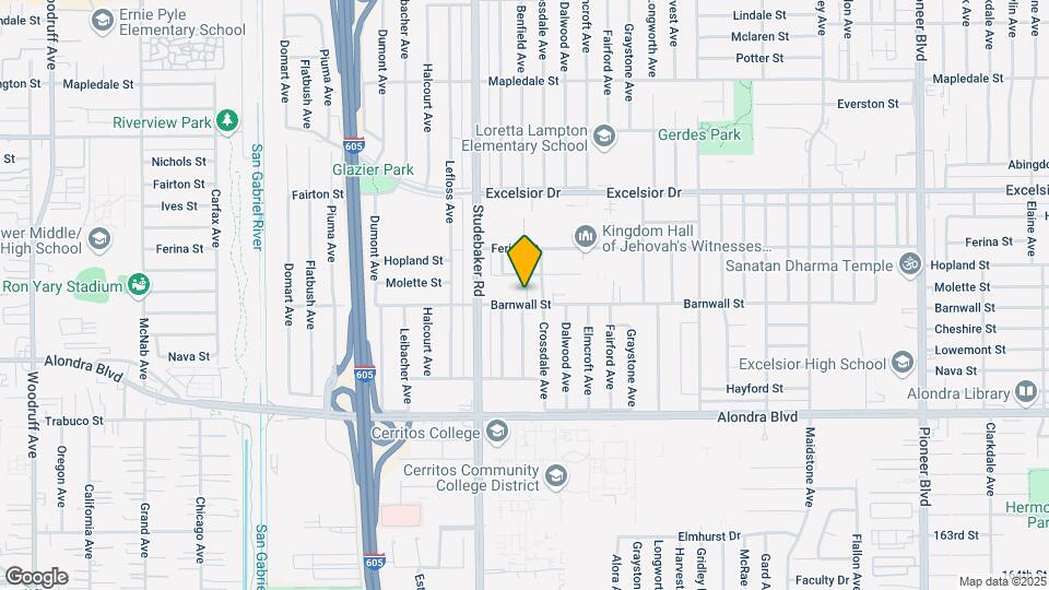 11051 Barnwall St Mapa y Detalles de la Ubicación