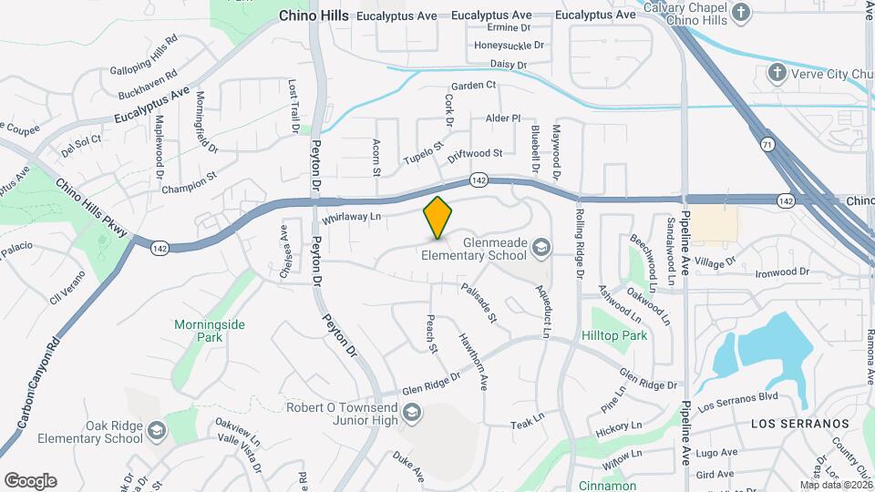 3561 Terrace Dr Map and Location Details