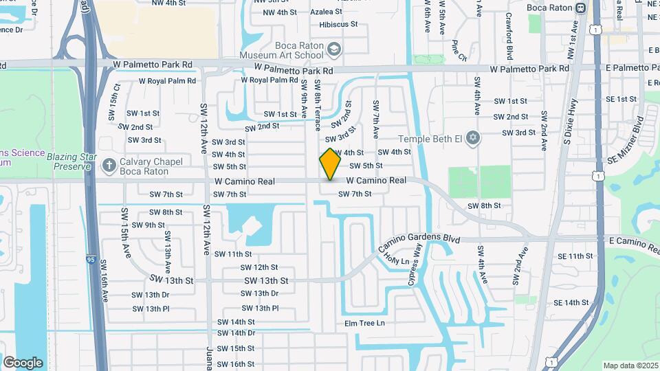 818 W Camino Real Map and Location Details