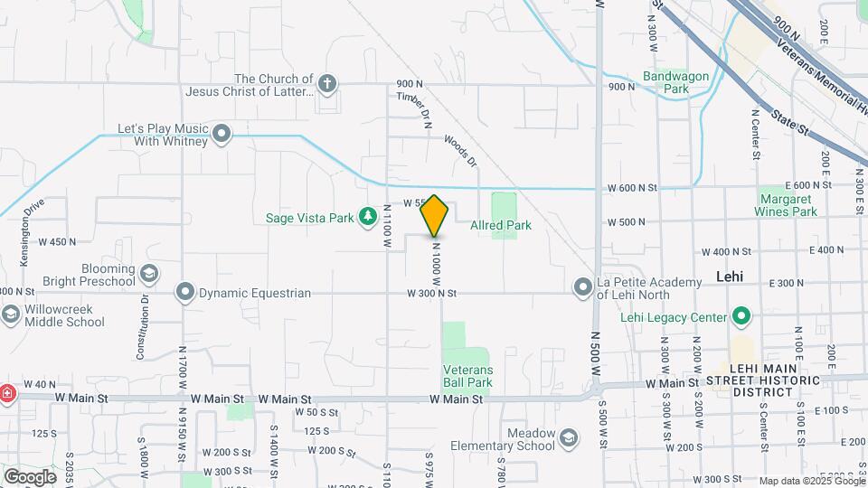 429 W 1000 N Map and Location Details