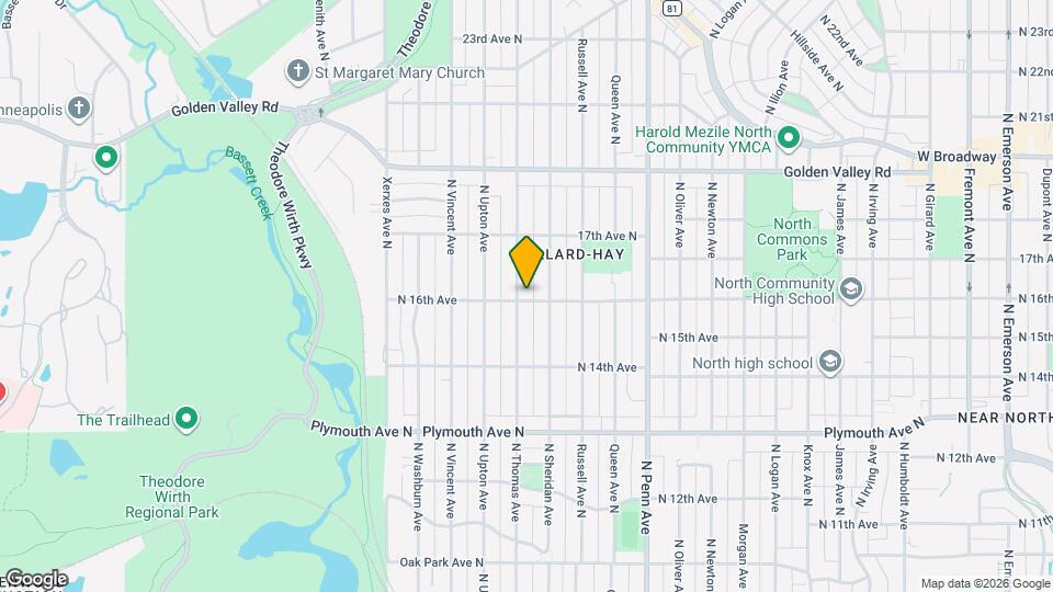 1600 N Thomas Ave, Unit 06202 Mapa y Detalles de la Ubicación