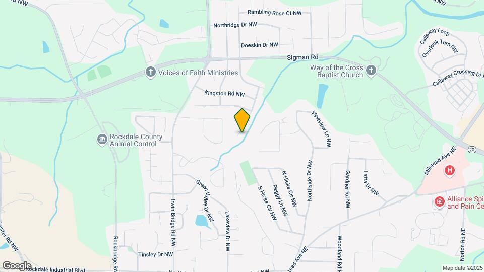 1492 Tanglewood Way NW Map and Location Details