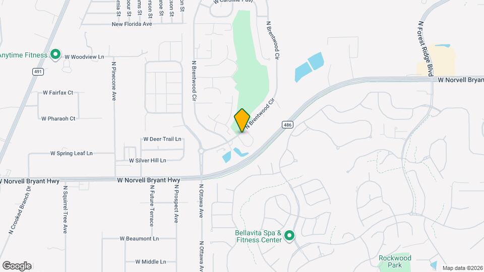 1707 W Spring Meadow Loop Map and Location Details