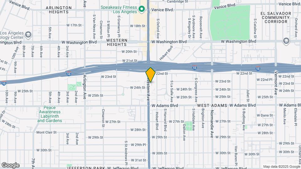 2244 S Western Ave Map and Location Details