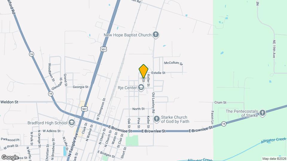 1201 Dell St Map and Location Details