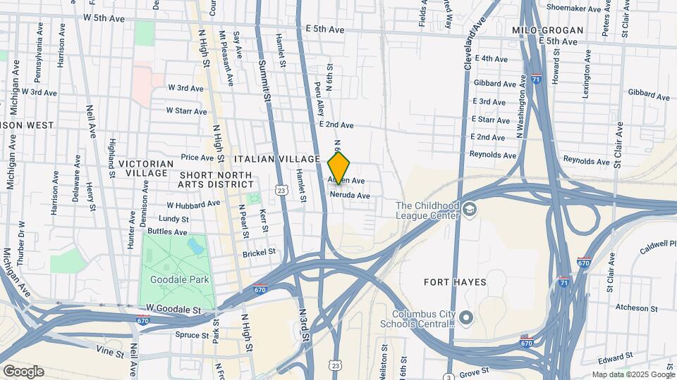 793 N 6th St Map and Location Details