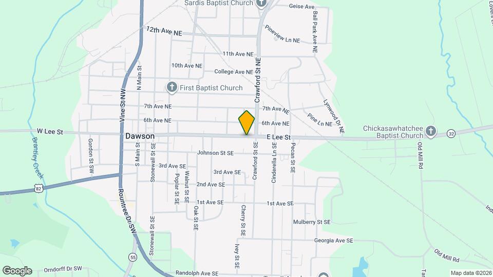 819 E Lee St Map and Location Details