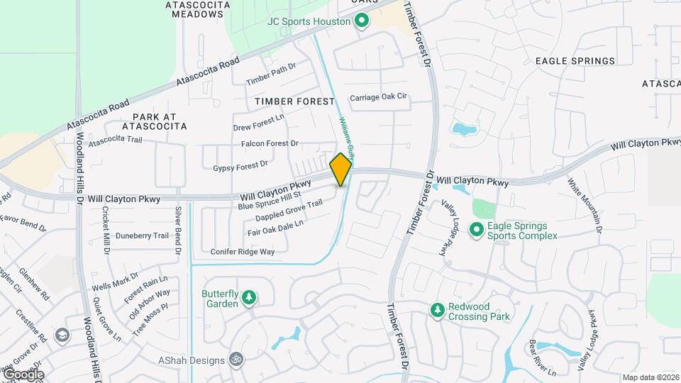 17918 Evergreen Trace Ln Mapa y Detalles de la Ubicación