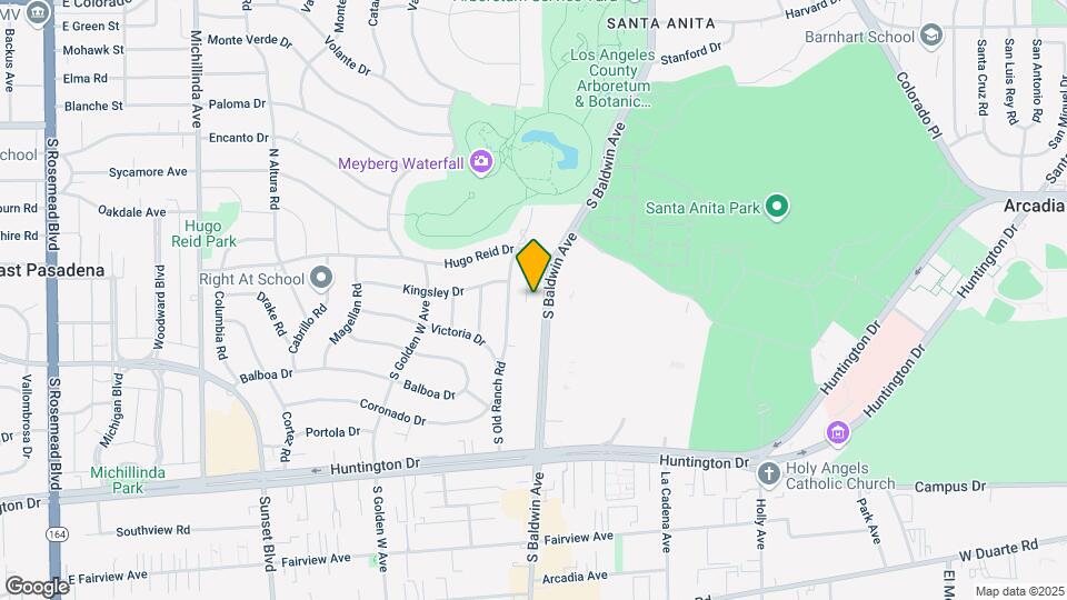 309-311 S Baldwin Ave Mapa y Detalles de la Ubicación