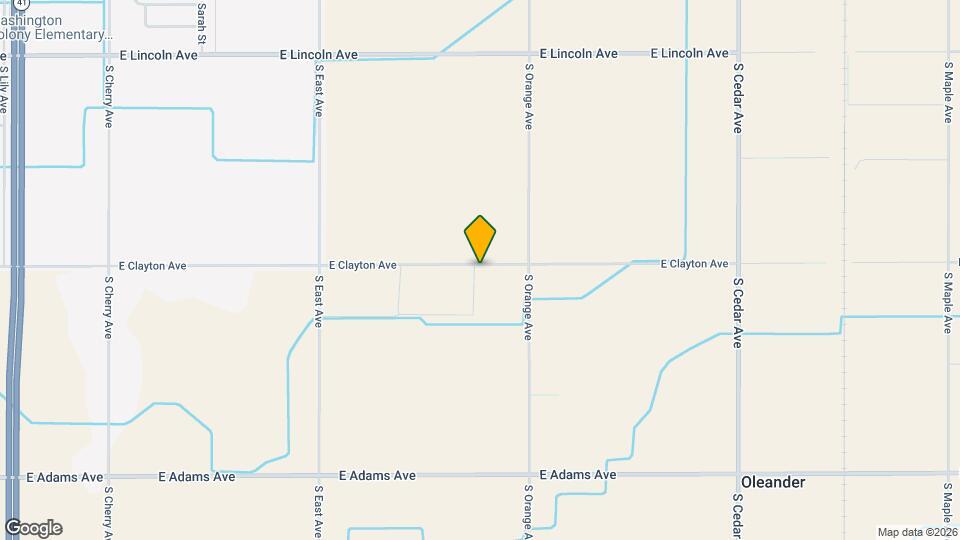 1383 E Clayton Ave Map and Location Details