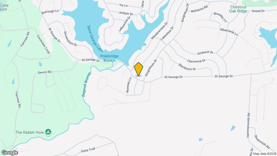 313 St George Dr Map and Location Details