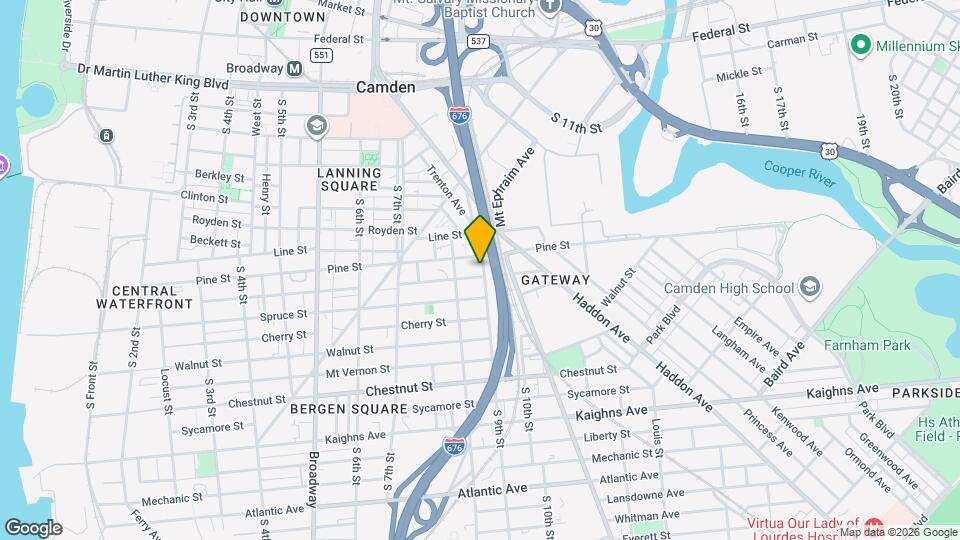 813 S 9th St Map and Location Details