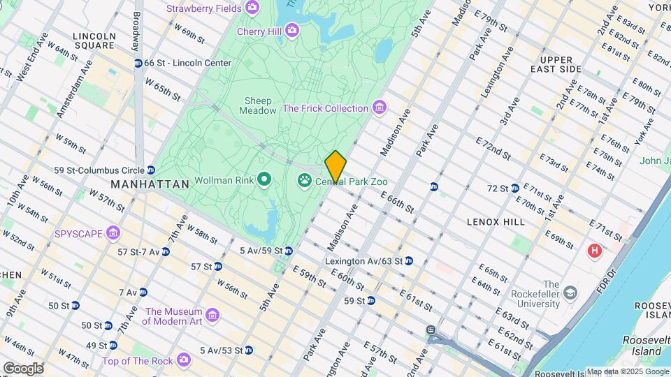 838 Fifth Ave Map and Location Details