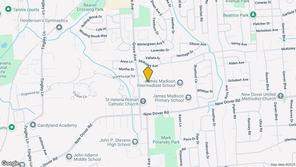 1405 Maplecrest Rd Map and Location Details