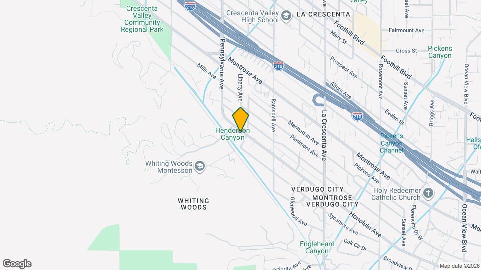 3106 Honolulu Ave Map and Location Details