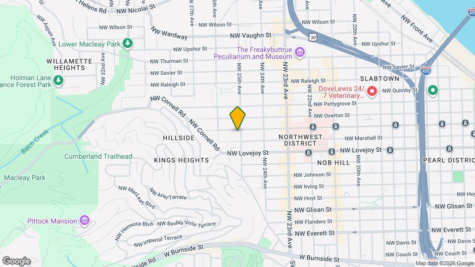 1121-1125-1125 NW 25th Ave Map and Location Details