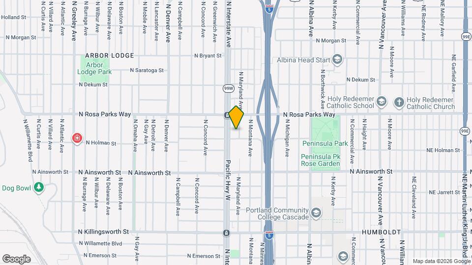 6325 N Maryland Ave Map and Location Details