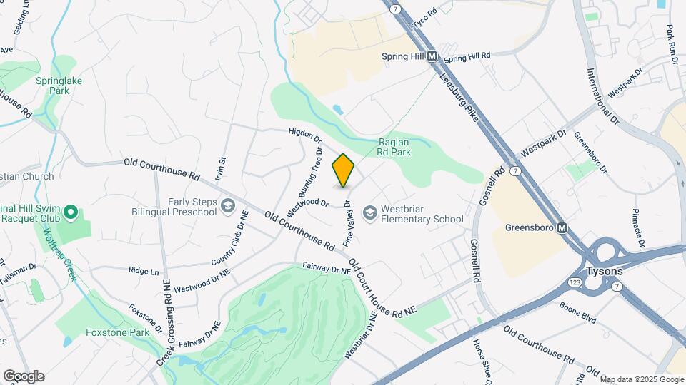 1728 Pine Valley Dr Mapa y Detalles de la Ubicación