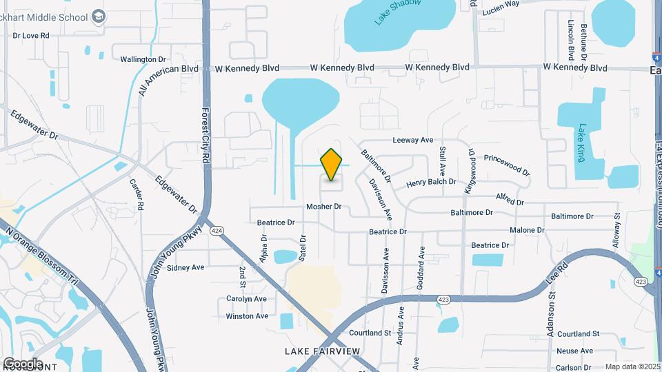 1817 Crownwood Dr Map and Location Details