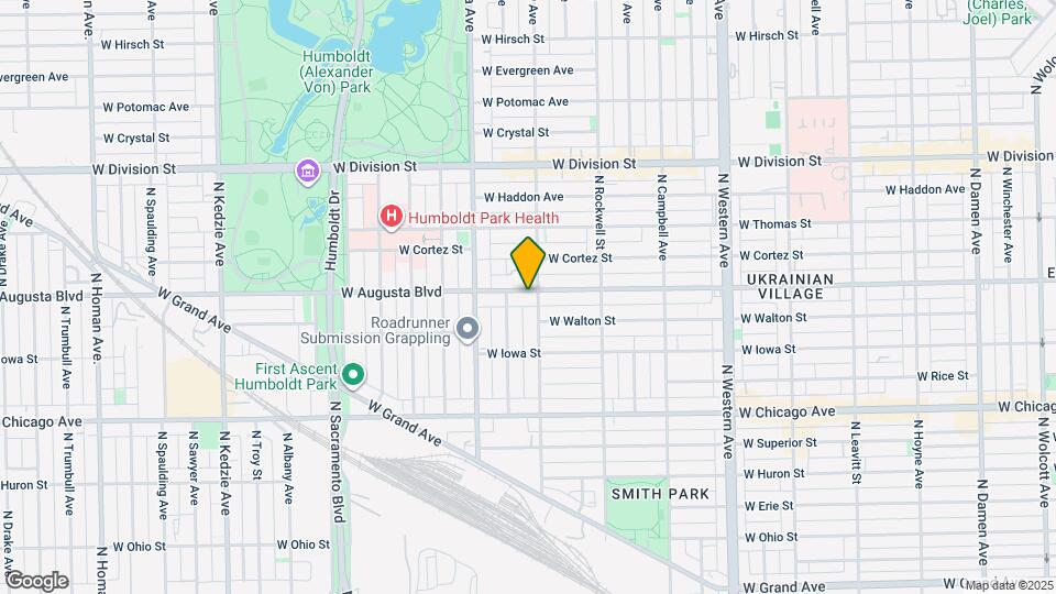 2707 W Augusta Blvd, Unit 1A Map and Location Details