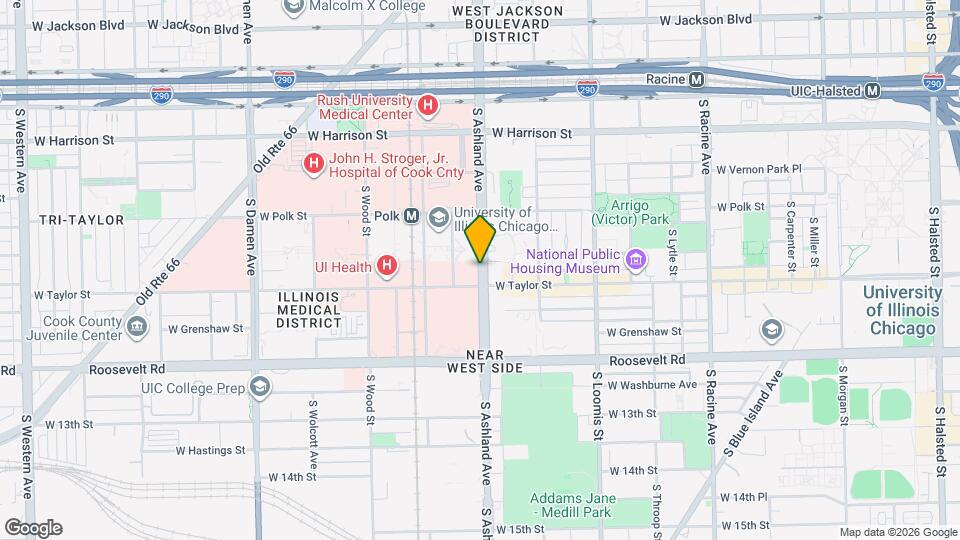 922 S Ashland Ave Mapa y Detalles de la Ubicación