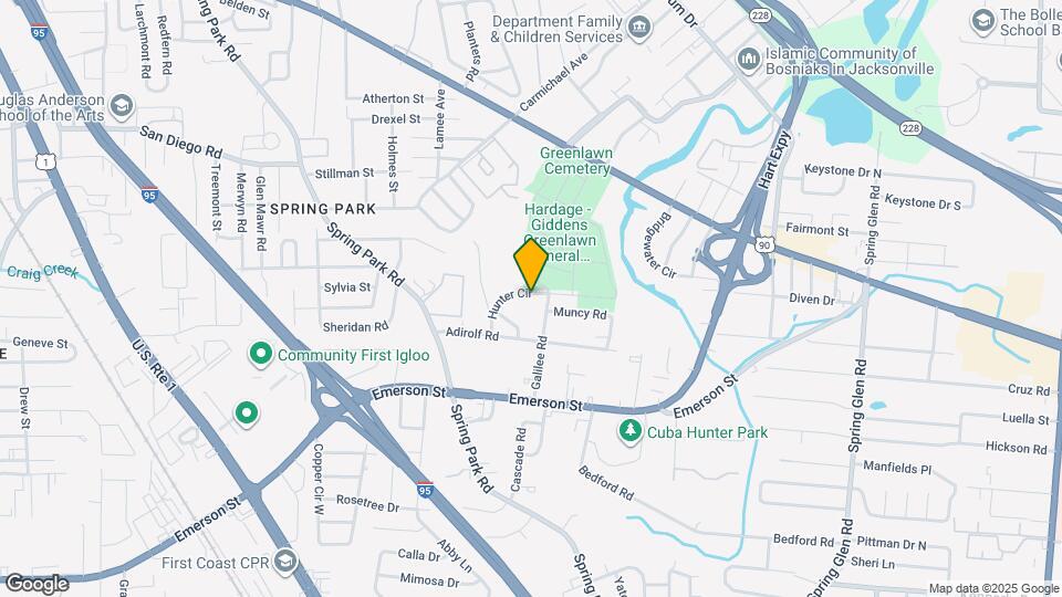 4044 Hunter Cir Map and Location Details