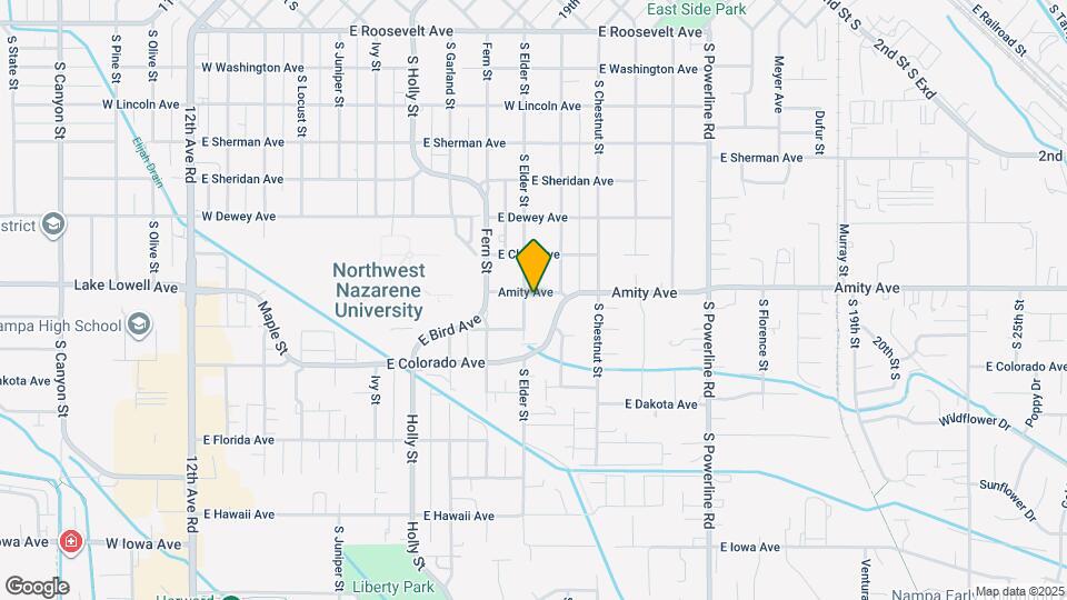 1003 E Amity Ave Map and Location Details