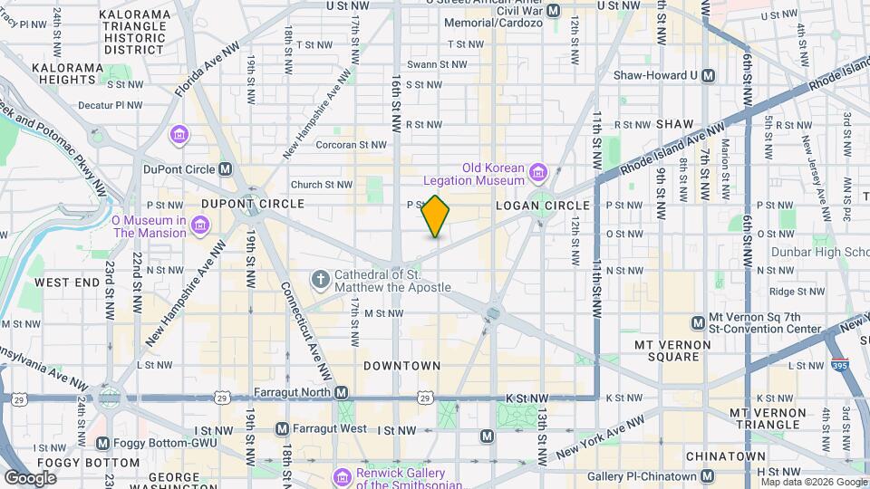 1332 15th St NW Map and Location Details