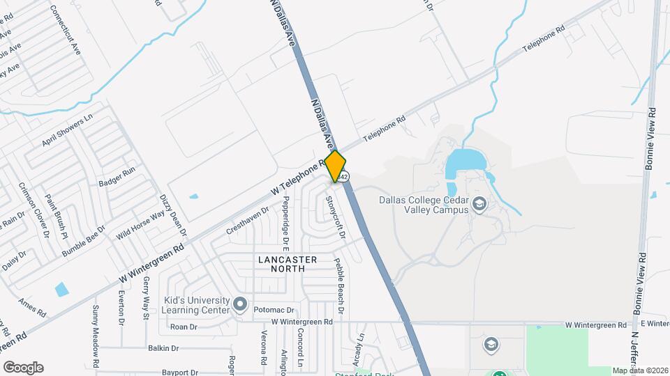 1042 Westover Dr Mapa y Detalles de la Ubicación