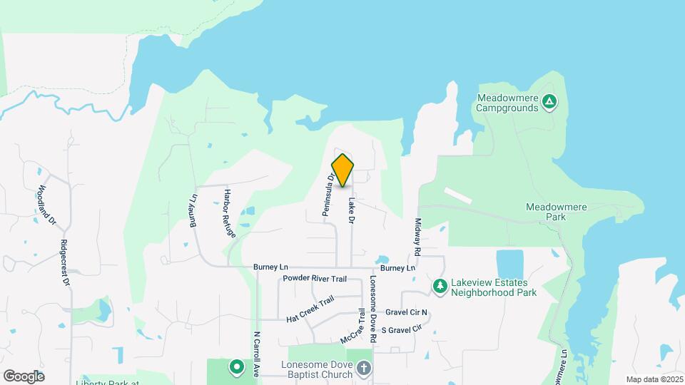 1325 Lakeside Dr Map and Location Details