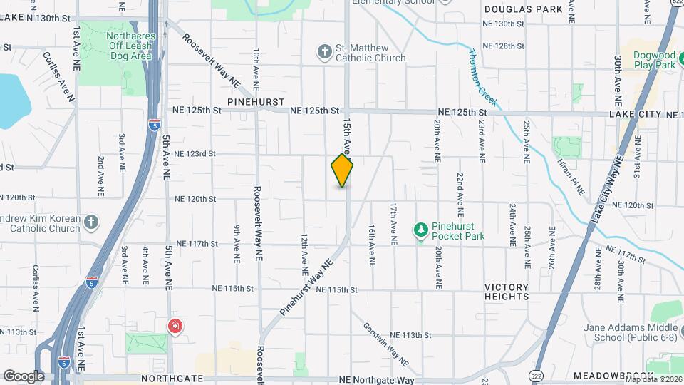 12007 15th Ave NE Map and Location Details