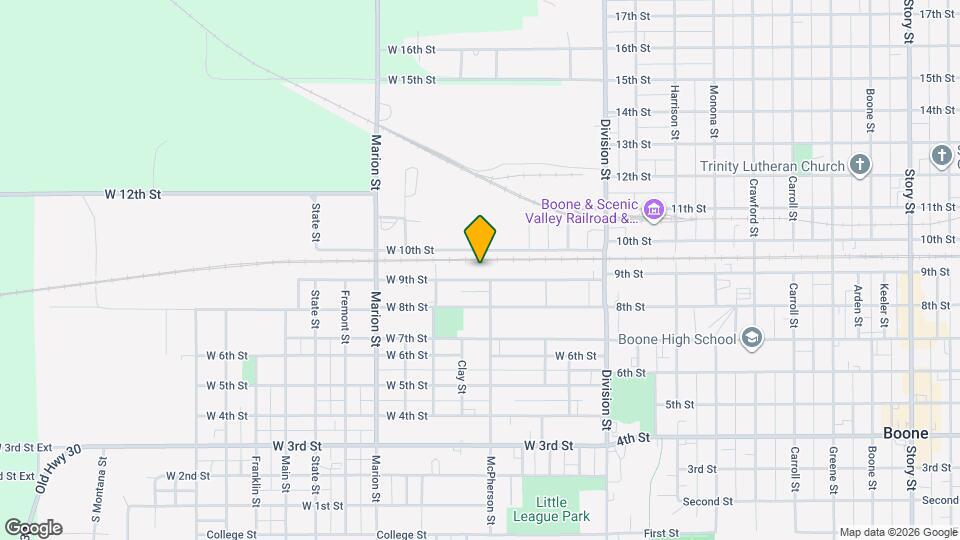 411 W 9th St Map and Location Details