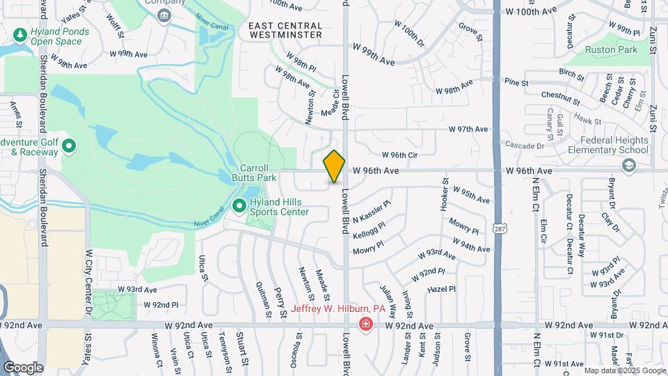 9540 Meade St Map and Location Details