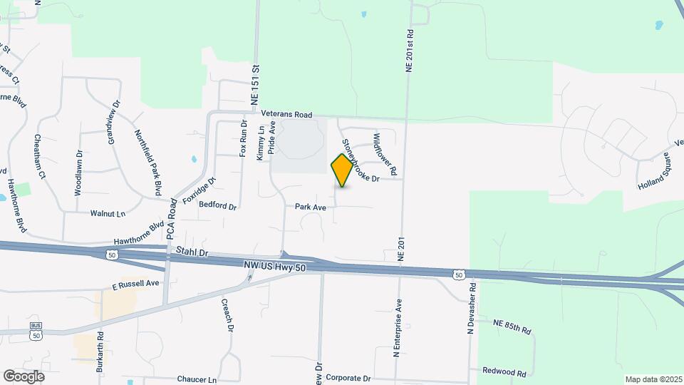 1201 Pebblecreek Dr Map and Location Details