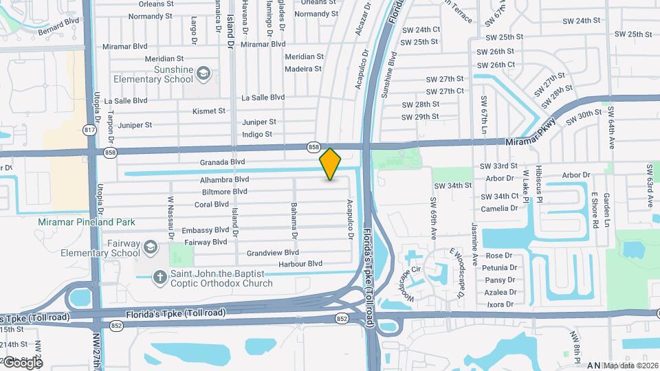 7211 Biltmore Blvd Map and Location Details