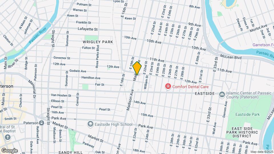 605 Madison Ave, Unit 1 Map and Location Details
