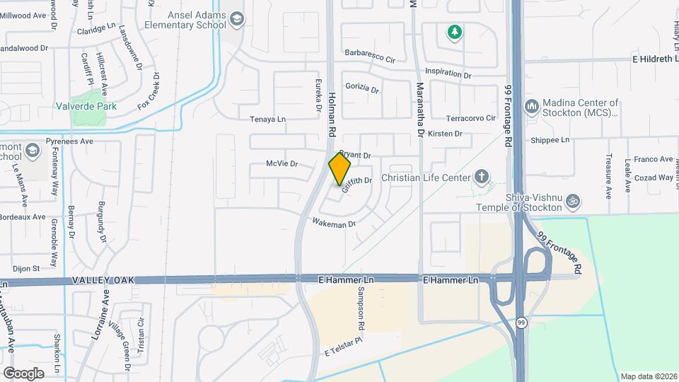 3527 Griffith Dr Map and Location Details