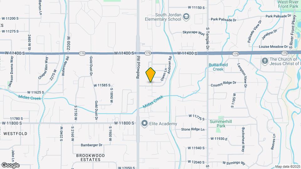1614 Andover Rd Map and Location Details