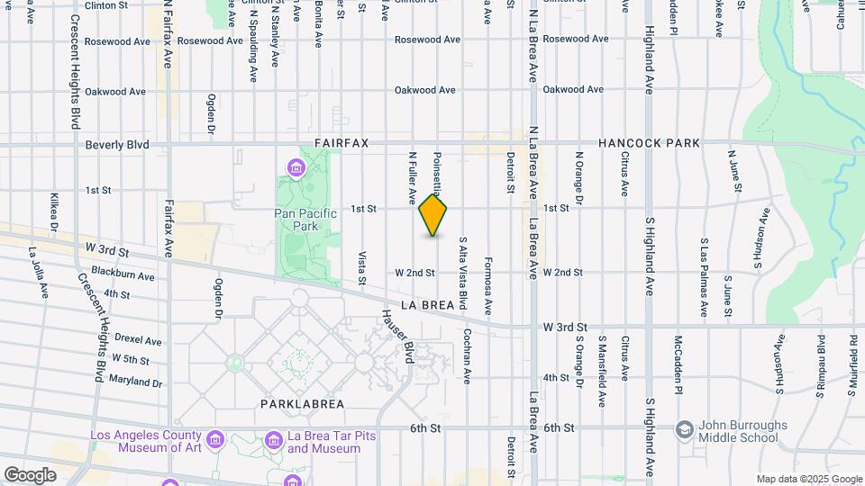 147 S Poinsettia Pl Map and Location Details