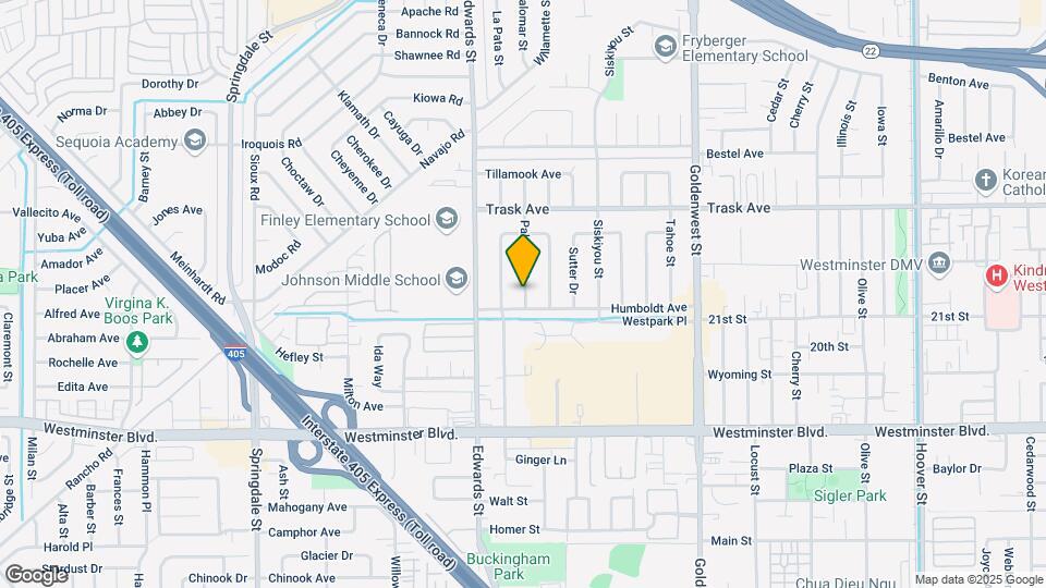 13673 Palomar St Map and Location Details