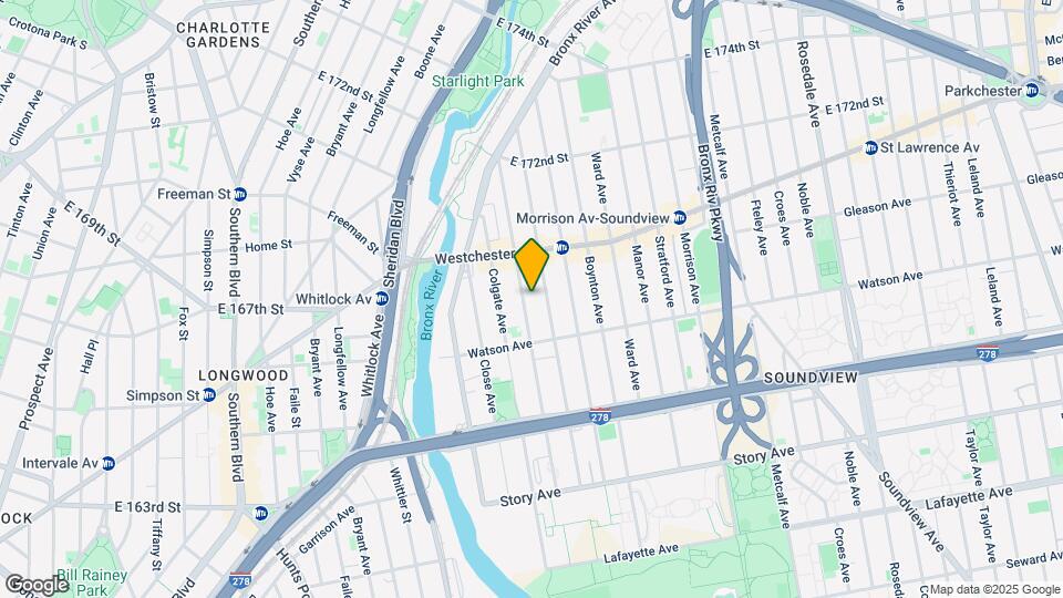 1144 Evergreen Ave Mapa y Detalles de la Ubicación