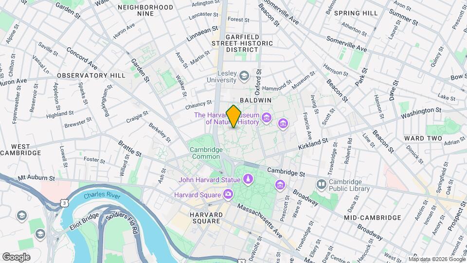 1545 Massachusetts Ave, Unit !L Map and Location Details