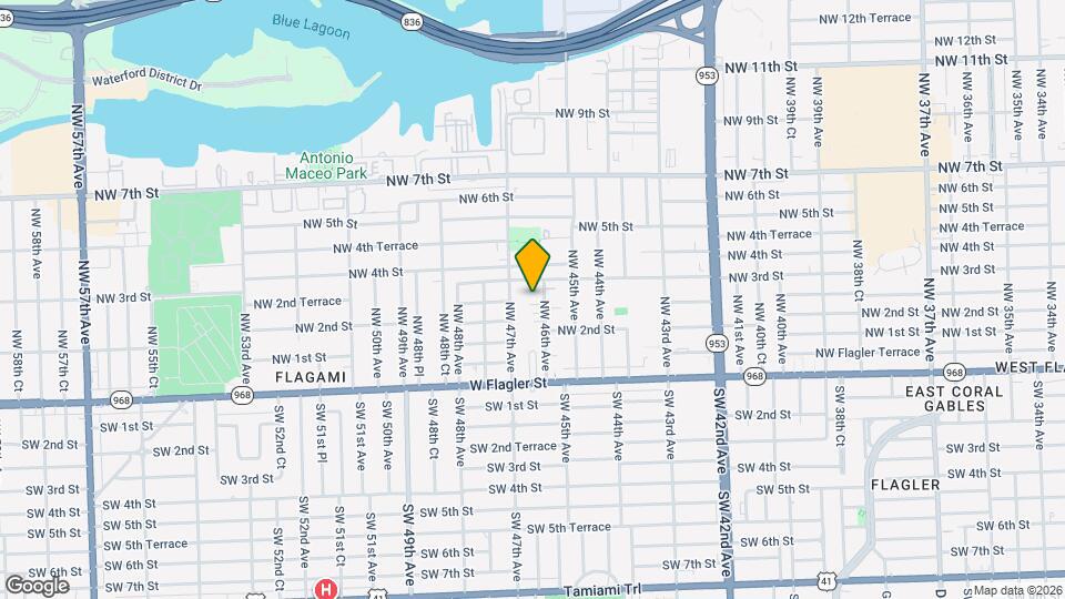 4617 NW 2nd Terrace Map and Location Details