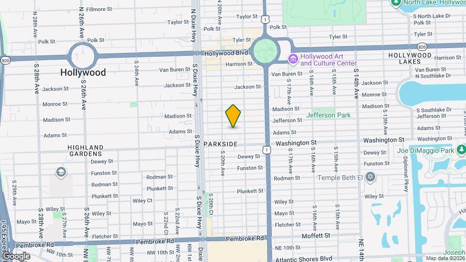 1935 Adams St Map and Location Details