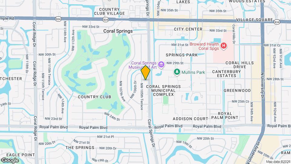 2830 Coral Springs Dr Map and Location Details