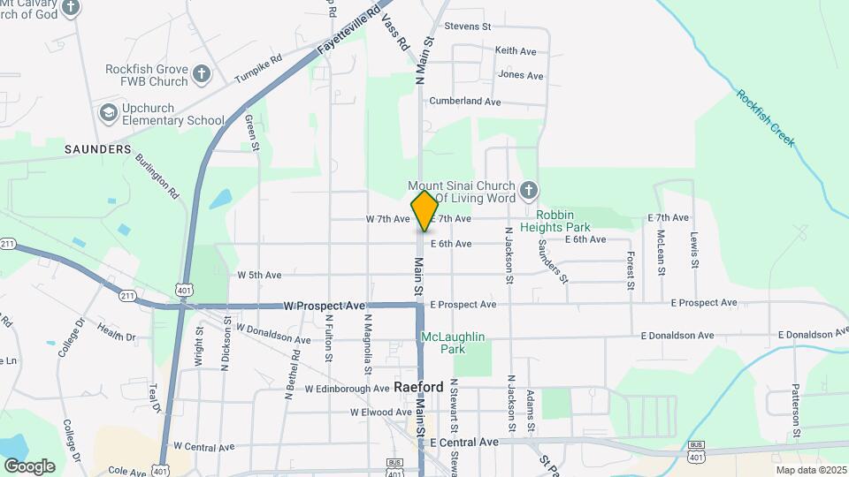 101 E 6th Ave Map and Location Details