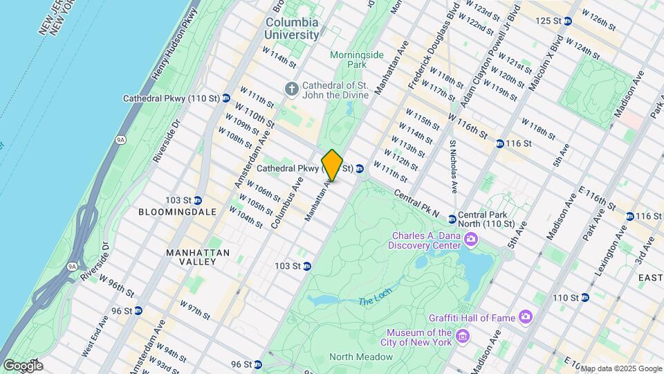 17-19 W 108th St Map and Location Details