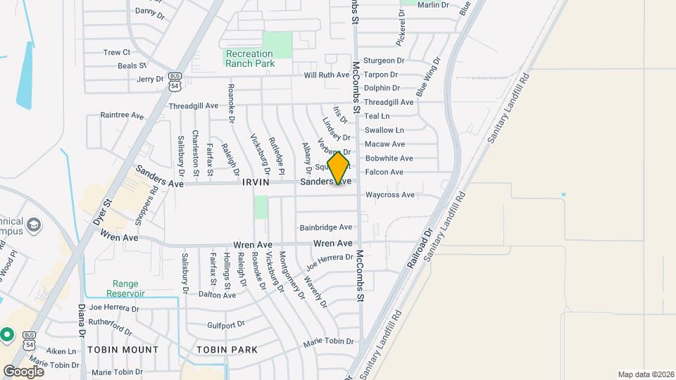 5725 Waycross Ave Map and Location Details