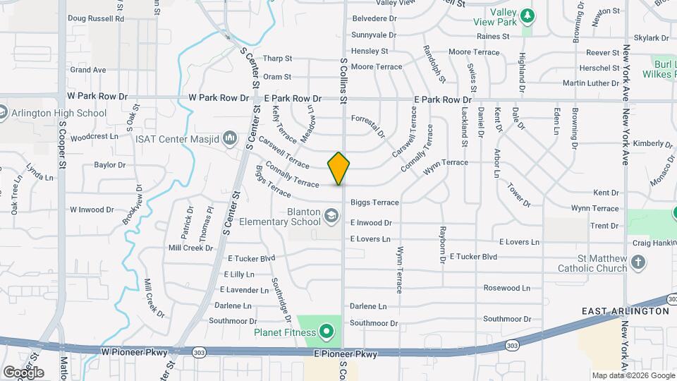 814 Connally Terrace, Unit 1 Map and Location Details